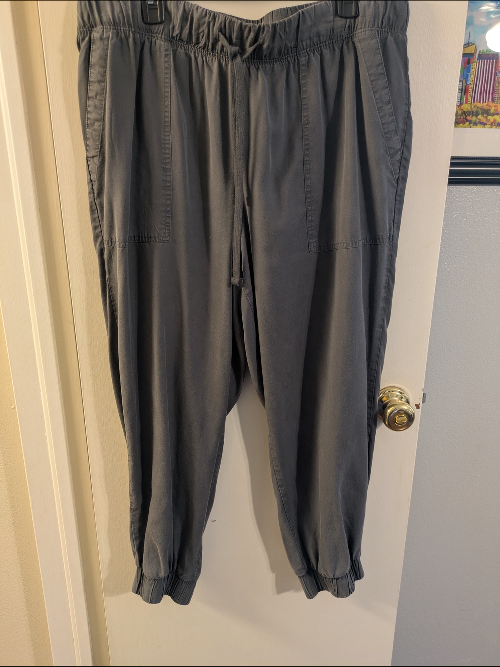 Universal Thread Charcoal Drawstring Pants - Picture 2 of 7